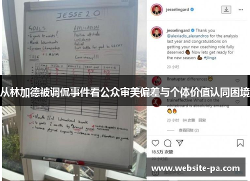 从林加德被调侃事件看公众审美偏差与个体价值认同困境