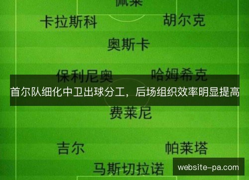 首尔队细化中卫出球分工，后场组织效率明显提高